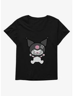 Best deal 🧨 Kuromi Angry Grin 👧 Girls T-Shirt Plus Size ⌛