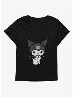 New 🛒 Kuromi Evil Giggle 👧 Girls T-Shirt Plus Size 🛒 -Cheap Sanrio Store 17794725 hi
