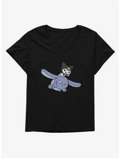 Cheap 🌟 Kuromi Flying Baku 👧 Girls T-Shirt Plus Size 💯 -Cheap Sanrio Store 17794797 hi