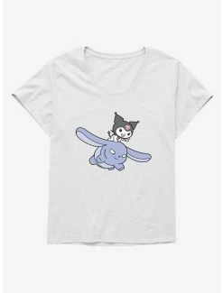 Cheap 🌟 Kuromi Flying Baku 👧 Girls T-Shirt Plus Size 💯 -Cheap Sanrio Store 17794824 hi