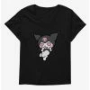 Coupon 🔥 Kuromi Heart Eyes 👧 Girls T-Shirt Plus Size 😉 -Cheap Sanrio Store 17794833 hi