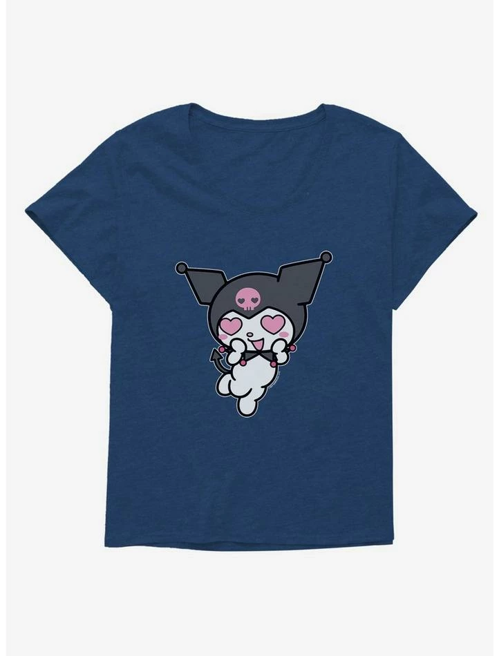 Coupon 🔥 Kuromi Heart Eyes 👧 Girls T-Shirt Plus Size 😉 6 Coupon 🔥 Kuromi Heart Eyes 👧 Girls T-Shirt Plus Size 😉 - Image 4