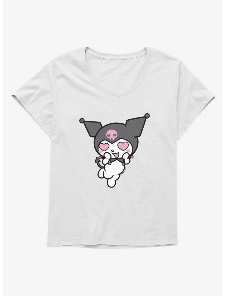 Coupon 🔥 Kuromi Heart Eyes 👧 Girls T-Shirt Plus Size 😉 7 Coupon 🔥 Kuromi Heart Eyes 👧 Girls T-Shirt Plus Size 😉 - Image 5