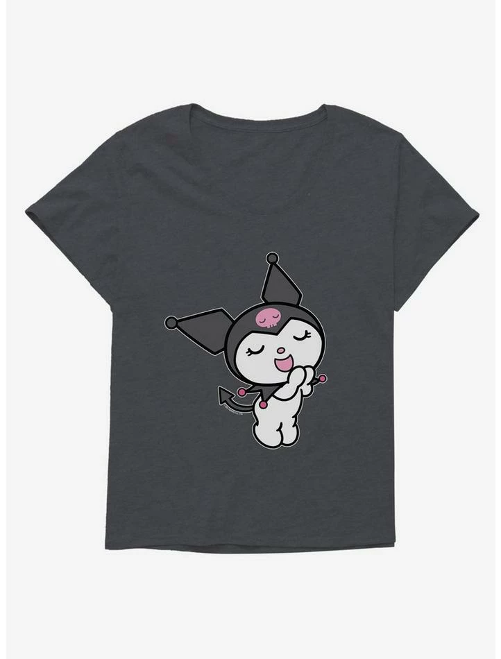New 🌟 Kuromi Shy 👧 Girls T-Shirt Plus Size 🎁 5 New 🌟 Kuromi Shy 👧 Girls T-Shirt Plus Size 🎁 - Image 3