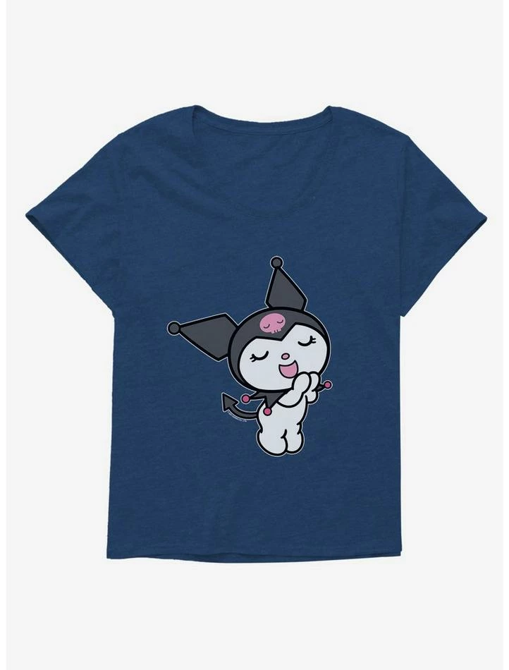 New 🌟 Kuromi Shy 👧 Girls T-Shirt Plus Size 🎁 6 New 🌟 Kuromi Shy 👧 Girls T-Shirt Plus Size 🎁 - Image 4