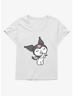 New 🌟 Kuromi Shy 👧 Girls T-Shirt Plus Size 🎁 11 New 🌟 Kuromi Shy 👧 Girls T-Shirt Plus Size 🎁 -Cheap Sanrio Store 17794896 hi 1