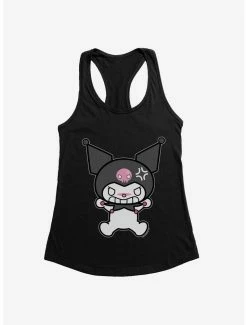 Buy 😉 Kuromi Angry Grin 👧 Girls Tank 🎁 -Cheap Sanrio Store 17823342 hi