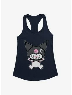 Buy 😉 Kuromi Angry Grin 👧 Girls Tank 🎁 -Cheap Sanrio Store 17823356 hi