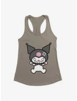 Buy 😉 Kuromi Angry Grin 👧 Girls Tank 🎁 -Cheap Sanrio Store 17823363 hi