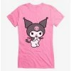 Cheapest ✔️ Kuromi Evil Giggle 👧 Girls T-Shirt 🎁 -Cheap Sanrio Store 17823632 hi