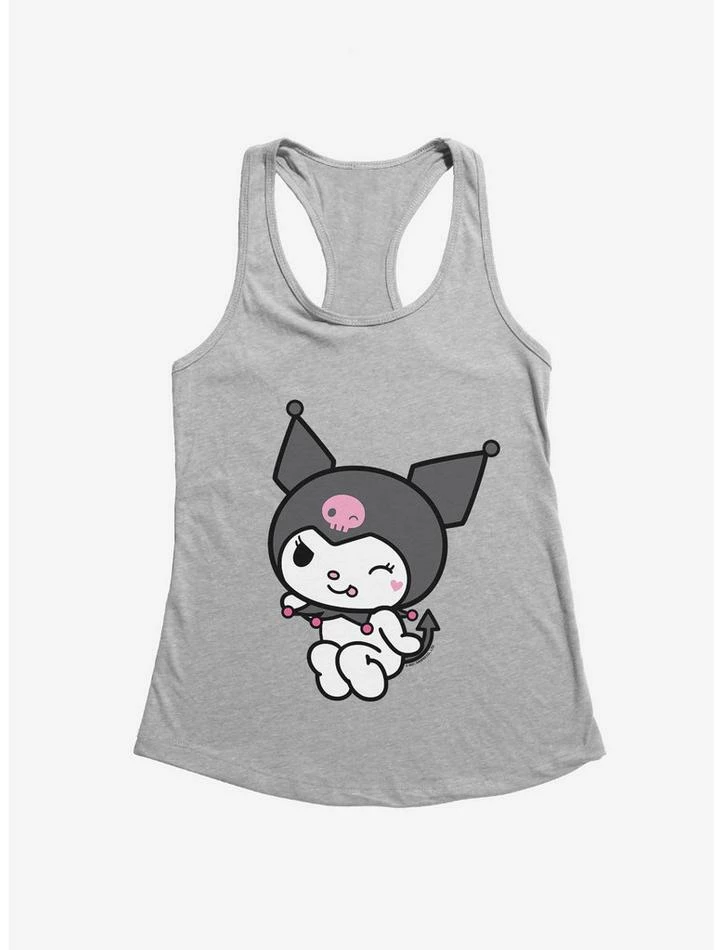 Cheap ๐ Kuromi Flirty Wink ๐ง Girls Tank ๐ 3 Cheap ๐ Kuromi Flirty Wink ๐ง Girls Tank ๐