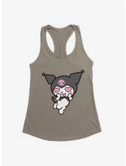 Best Pirce ⌛ Kuromi Heart Eyes 👧 Girls Tank 😍 -Cheap Sanrio Store 17824103 hi