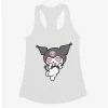 Best Pirce ⌛ Kuromi Heart Eyes 👧 Girls Tank 😍