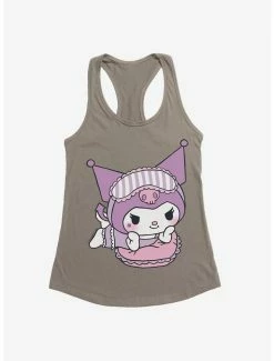 Hot Sale 🛒 Kuromi Sleepover 👧 Girls Tank 🤩 -Cheap Sanrio Store 17824173 hi