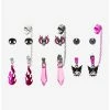 Wholesale 🛒 Kuromi Skull Flame Cuff Earring Set 🤩 -Cheap Sanrio Store 17903834 hi