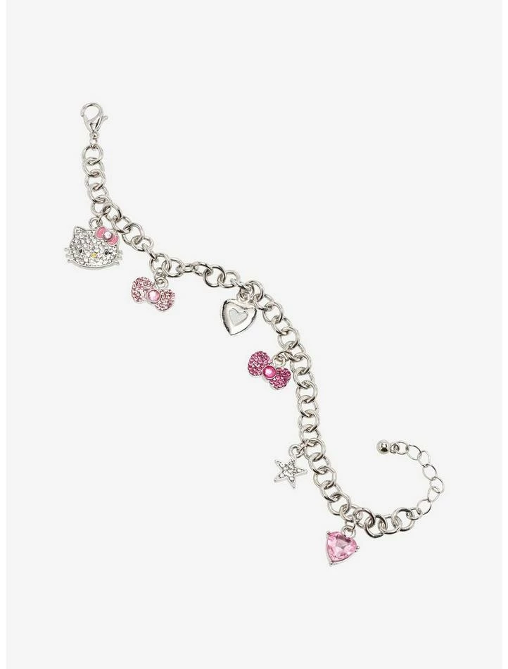 Cheap ๐ Hello Kitty Bling Charm Bracelet โ๏ธ 3 Cheap ๐ Hello Kitty Bling Charm Bracelet โ๏ธ