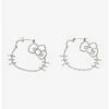 Hot Sale 🔥 Hello Kitty Bling Outline Hoop Earrings ⭐ 2 Hot Sale 🔥 Hello Kitty Bling Outline Hoop Earrings ⭐ -Cheap Sanrio Store 17903850 hi
