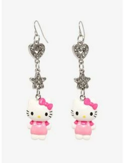 Best Pirce ✔️ Hello Kitty Bling Drop Earrings 🔔