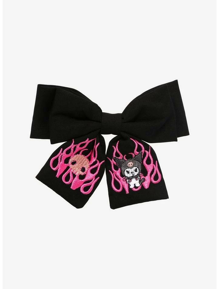 Buy ⭐ Kuromi Skull Flames Hair Bow ❤️ 3 Buy ⭐ Kuromi Skull Flames Hair Bow ❤️