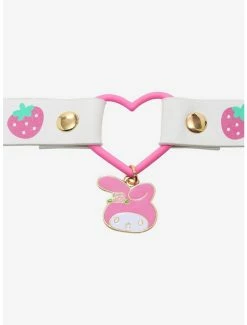 Cheapest 👏 My Melody Strawberry Heart Choker ⌛ -Cheap Sanrio Store 17903903 av1