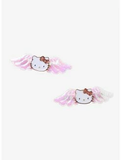Discount 🧨 Hello Kitty Angel Wing Hair Clip Set 😀