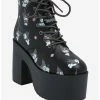 Deals 💯 Kuromi Lace-Up Platform 🥾 Boots 😀 -Cheap Sanrio Store 17904023 hi