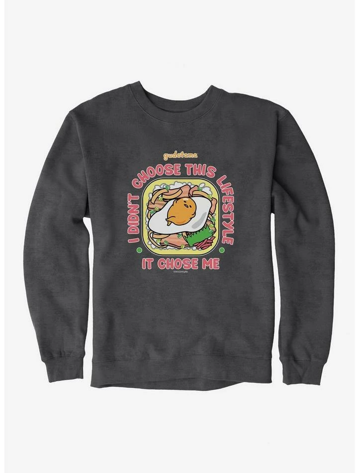 Cheap 🥰 Gudetama Lifestyle Chose Me Sweatshirt 🔔 5 Cheap 🥰 Gudetama Lifestyle Chose Me Sweatshirt 🔔 - Image 3