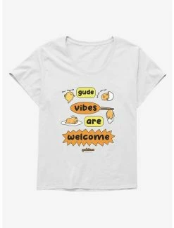 Coupon 🔥 Gudetama Gude Vibes 👧 Girls T-Shirt Plus Size 🤩 -Cheap Sanrio Store 17943240 hi