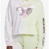 Best Pirce 🔥 Hello Kitty X Pusheen Tie-Dye 👧 Girls Hoodie ❤️ -Cheap Sanrio Store 18008830 hi