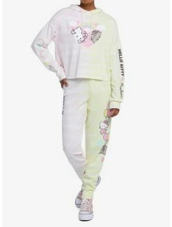 Buy 🔥 Hello Kitty X Pusheen Tie-Dye 👧 Girls Sweatpants 🔥 -Cheap Sanrio Store 18008848 av4
