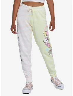Buy ๐ฅ Hello Kitty X Pusheen Tie-Dye ๐ง Girls Sweatpants ๐ฅ