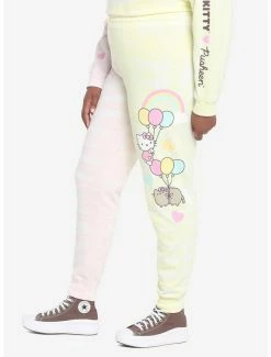 Best Pirce ❤️ Hello Kitty X Pusheen Tie-Dye 👧 Girls Sweatpants Plus Size 👏 -Cheap Sanrio Store 18008858 av3