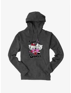 Best Pirce ❤️ Hello Kitty Sweet Love Hoodie ✔️ -Cheap Sanrio Store 18055228 hi