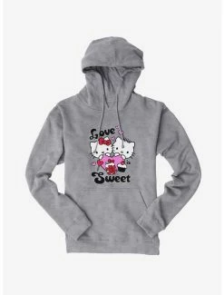 Best Pirce ❤️ Hello Kitty Sweet Love Hoodie ✔️ -Cheap Sanrio Store 18055242 hi
