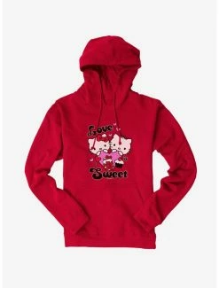 Best Pirce ❤️ Hello Kitty Sweet Love Hoodie ✔️ -Cheap Sanrio Store 18055263 hi