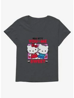 Cheapest 🎁 Hello Kitty You and Me 👧 Girls T-Shirt Plus Size 🔥 -Cheap Sanrio Store 18055459 hi