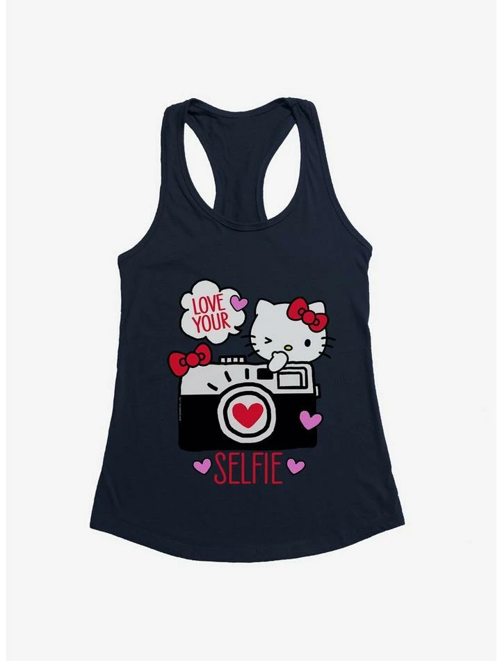 New 😀 Hello Kitty Selfie Love 👧 Girls Tank 🌟 5 New 😀 Hello Kitty Selfie Love 👧 Girls Tank 🌟 - Image 3