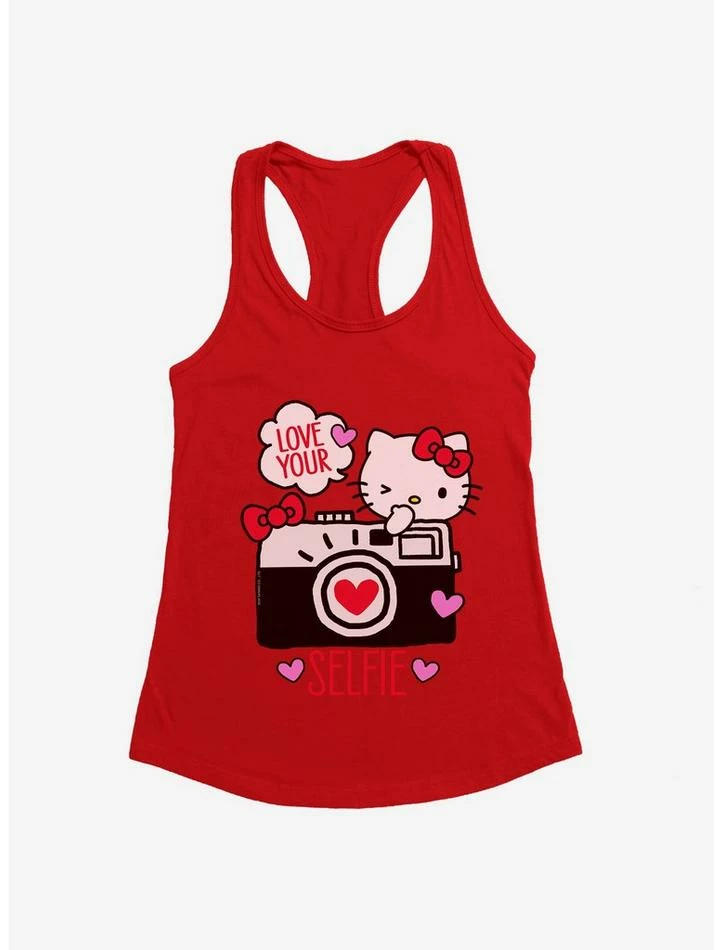 New 😀 Hello Kitty Selfie Love 👧 Girls Tank 🌟 11 New 😀 Hello Kitty Selfie Love 👧 Girls Tank 🌟 - Image 9