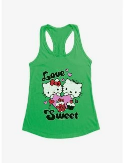 New 👏 Hello Kitty Sweet Love 👧 Girls Tank ✔️ -Cheap Sanrio Store 18061192 hi