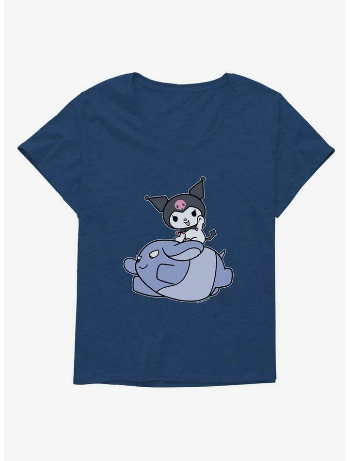 New โ๏ธ Kuromi Adventure Baku Flying ๐ง Girls T-Shirt Plus Size ๐ 3 New โ๏ธ Kuromi Adventure Baku Flying ๐ง Girls T-Shirt Plus Size ๐