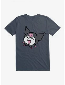 Promo ⌛ Kuromi All Smiles T-Shirt ❤️ -Cheap Sanrio Store 18075286 hi