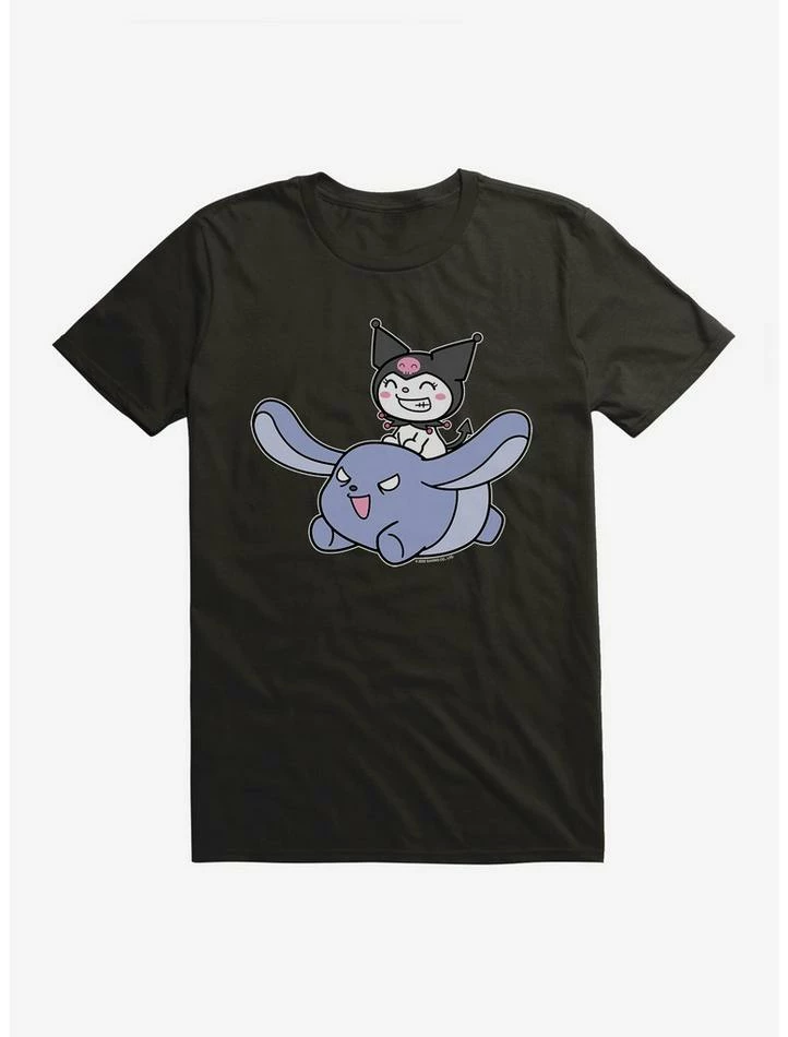 Buy 😉 Kuromi Happy Baku Flying T-Shirt 🌟 4 Buy 😉 Kuromi Happy Baku Flying T-Shirt 🌟 - Image 2