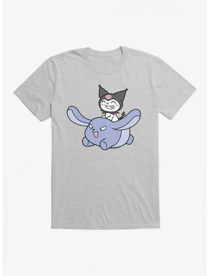 Buy 😉 Kuromi Happy Baku Flying T-Shirt 🌟 7 Buy 😉 Kuromi Happy Baku Flying T-Shirt 🌟 - Image 5