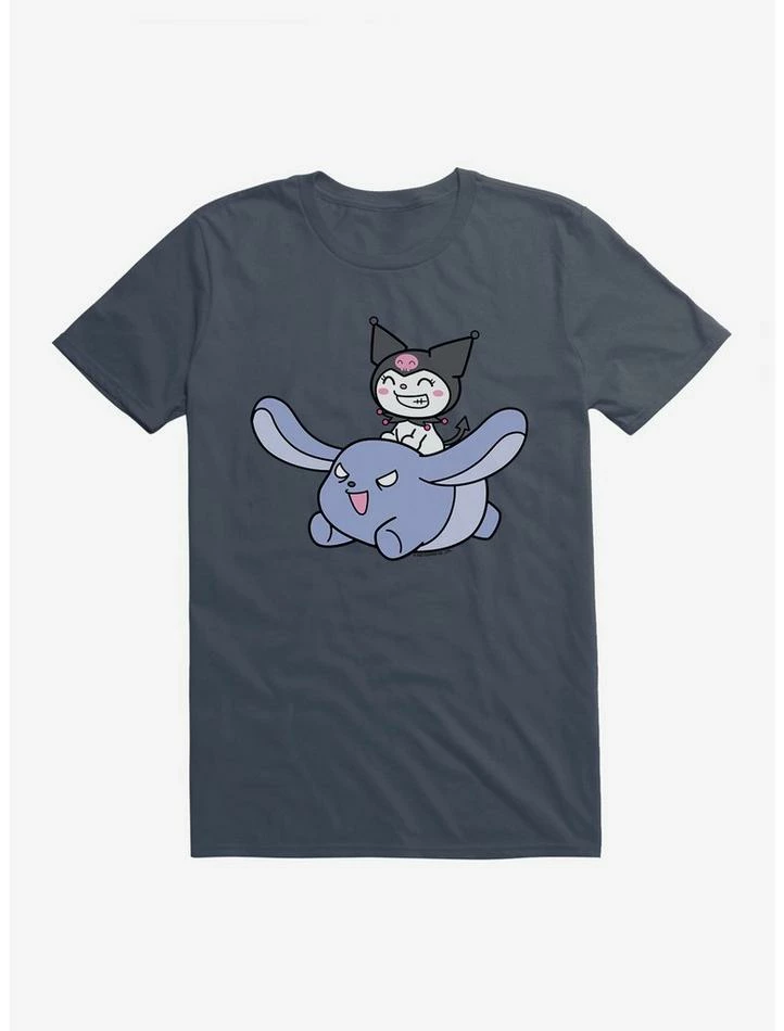 Buy 😉 Kuromi Happy Baku Flying T-Shirt 🌟 8 Buy 😉 Kuromi Happy Baku Flying T-Shirt 🌟 - Image 6