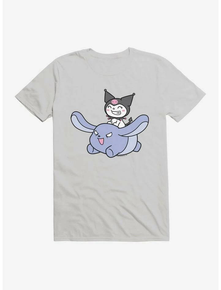 Buy 😉 Kuromi Happy Baku Flying T-Shirt 🌟 11 Buy 😉 Kuromi Happy Baku Flying T-Shirt 🌟 - Image 9