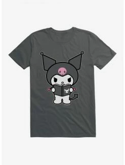 Promo 👏 Kuromi Reading T-Shirt 🤩 -Cheap Sanrio Store 18075502 hi