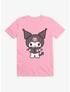 Promo 👏 Kuromi Reading T-Shirt 🤩 -Cheap Sanrio Store 18075511 hi