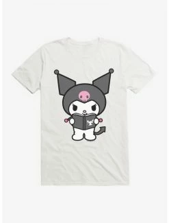 Promo 👏 Kuromi Reading T-Shirt 🤩 -Cheap Sanrio Store 18075565 hi