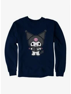 Best Pirce 🌟 Kuromi Reading Sweatshirt 🥰 -Cheap Sanrio Store 18076094 hi