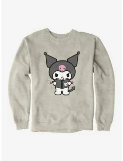 Best Pirce 🌟 Kuromi Reading Sweatshirt 🥰 -Cheap Sanrio Store 18076101 hi